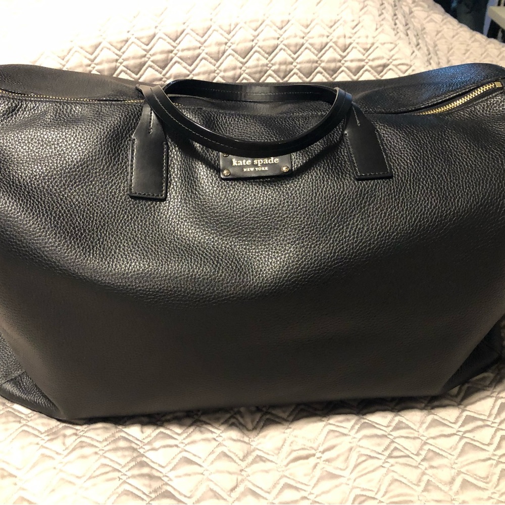Kate Spade leather travel/duffel bag